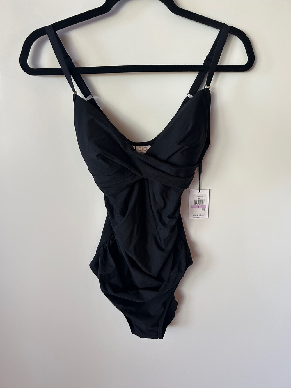 Calvin Klein Black One-Piece Swimsuit